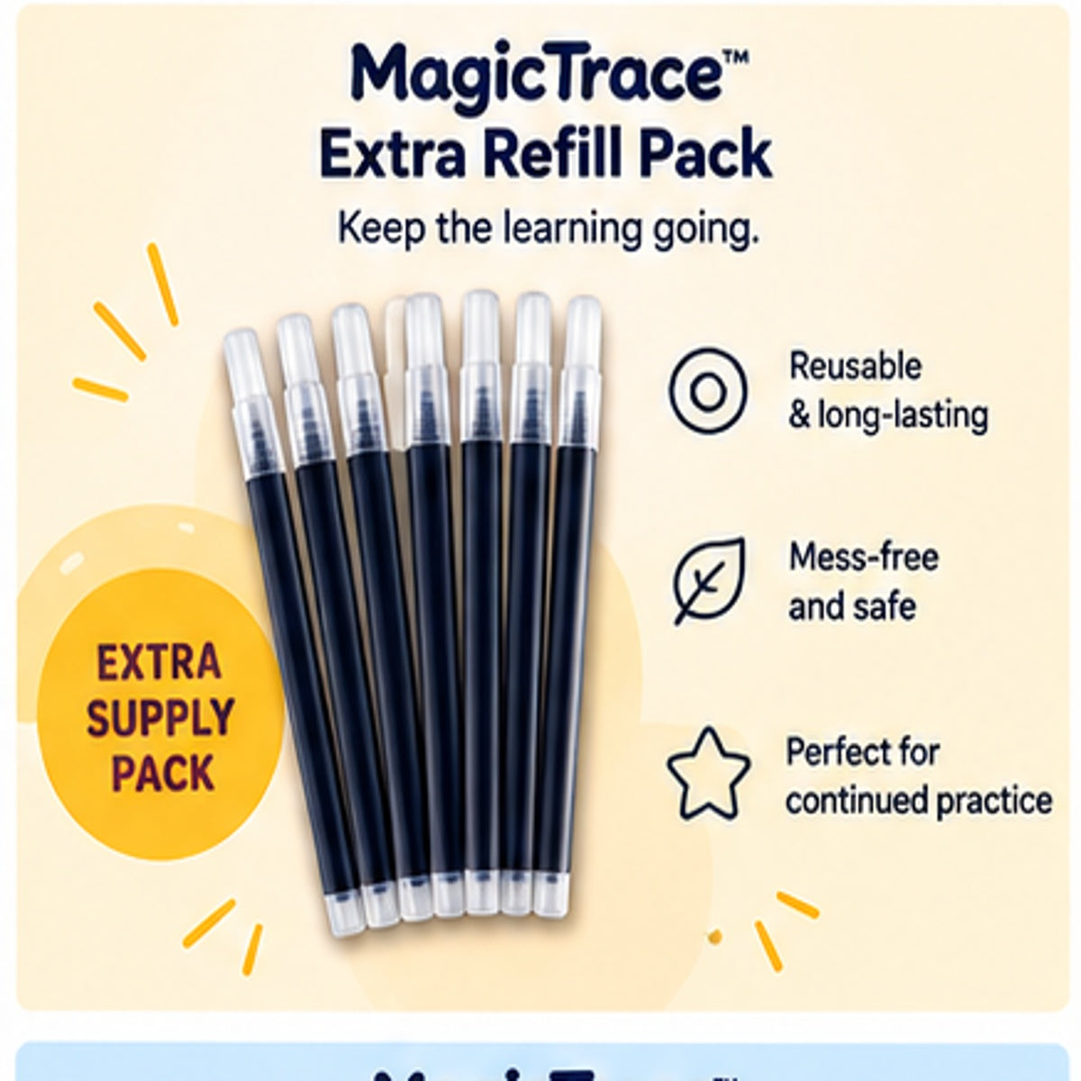 MagicTrace Extra Refill Pack - ink refills for the MagicTrace magic pen